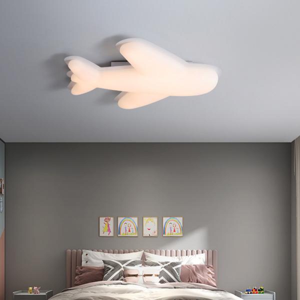 Modern LED Children's Room Ceiling Light Bedroom Home Kids Baby Boys Airplane