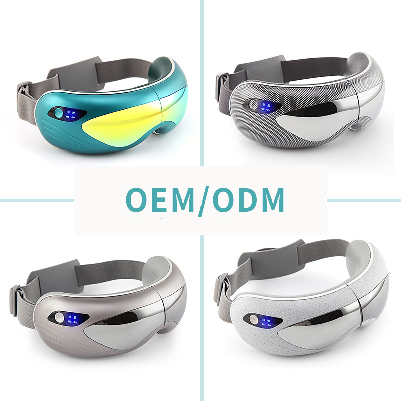 Eye Massager with Heat- Optional Music-Customizable Eye Massage Machine for Fatigue Relief-Dry Eyes & Better Sleep
