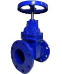 DIN F4 Elastomeric Seal Flange 4" Soft Seal Gate Valve For Industrial Drainage