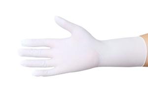 Wholesale White Soft Disposable Plastic Gloves Latex Examination Gloves Good Performance from china suppliers