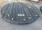 High Porosity Demister Mesh Pad Round Shape 1.2-4.6mm Thickness