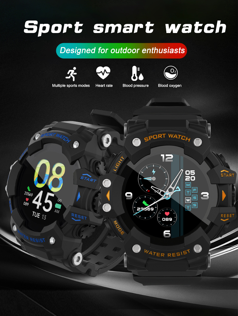 L11 smart match 1.28inch IP68 Sports Waterproof Watches For Swimming Long Battery Life