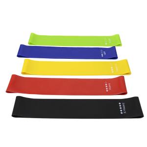 Wholesale ZH 3 PCS Body Buliding Natural Latex Resistance Bands Silicone Personalized from china suppliers