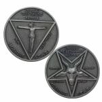 1/2 Inch - 4 Inch Custom Zinc Alloy Silver Dollar 3d Challenge Coins