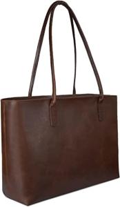 Wholesale Vintage Briefcase Computer Leather Laptop Tote Bag , 16x21 Work Office Shoulder Bag from china suppliers
