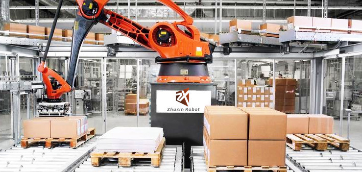 Industrial Palletizing Robot Cell KUKA KR470-2PA 470kg Payload