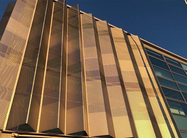 Laser Cutting Perforated Metal Panels With Creative abd Contemporary Patterns