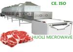 Microwave Meat Thawing Machine 65KW Tunnel Type 2450±50 MHZ