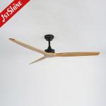 60 Inches Wooden Blades DC Quiet Motor Smart Remote Ceiling Fan for Air