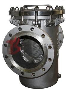 Wholesale Cast Steel Simplex Basket Strainer ANSI 150LB Quick Opening Bolted Cover from china suppliers