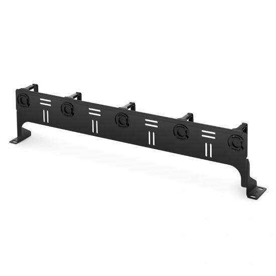 Exact Cables Metal Cable Tray Grey Color and 5 D-rings for Customized Cable