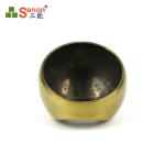 Golden Stainless Steel Decorative Tube End Cap Handrail Fittings