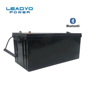 Wholesale LEADYO Bluetooth Lithium Deep Cycle Marine Battery 24V 200Ah LiFePO4 Battery from china suppliers