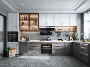 Wholesale Particle Board Carcass Modern Kitchen Cabinet For Hotel Shaker Style Cabinets from china suppliers