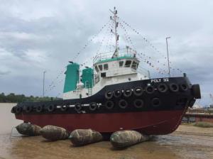 Wholesale Marine Lifting Barge Launching Airbags Anti High Pressure Black Inflatable Rubber Airbag from china suppliers