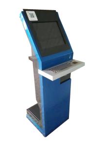 China Metal 64 Keyboards 15Inch Self Service Touch Screen Kiosks Library Kiosk Machine on sale