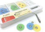 Plastic Dental Polishing Discs , Composite Polishing Kit 10mm / 12mm / 14mm /