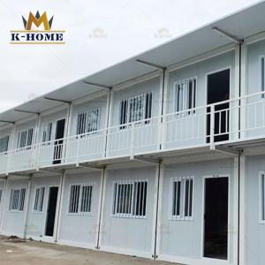 Wholesale Construction Industries Prefabricated Worker Dormitory Sandwich Panel Prefab Container Houses from china suppliers