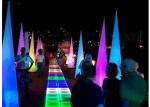 Colorful Inflatable Light Tube Cone Shape For Party Ornament 3 Years Warranty