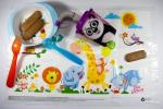 Disposable Farm Desgin BPA Free Placemat 12X18'' Waterproof Easy to Clean