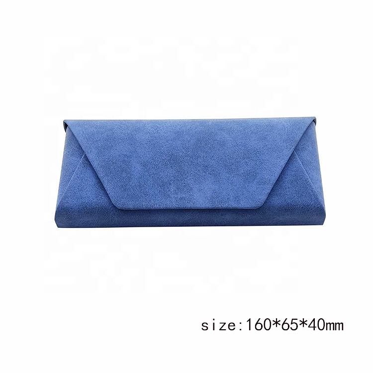 Women And Men Folding Optical Glasses Case Suede Glasses Case Personalized