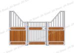 Durable Safe Metal Horse Stall Gates , Farm Galvanized Horse Panels