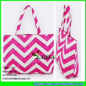 Wholesale LUDA cheap paper straw beach bag women fashion holiday vocation straw handbag from china suppliers