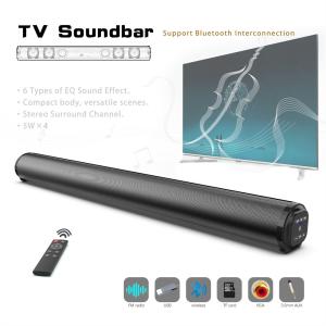 Wholesale 4 Speakers FM Radio Soundbar For TV PC Phone Tablet Laptop MP3 MP4 DVD Player from china suppliers