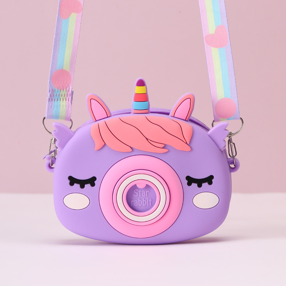 Big Pop Purse Unicorn Pop Purse For Girl Pop Bag With Unicorn Pop Toy Shoulder Bag Fidget Toys Pop Fidget Backpack Toy