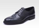 Outdoor Mens Brown Patent Leather Shoes , Mixed Color Square Toe Luxury Mens