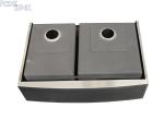 Modern Farmhouse Apron Front Stainless Steel 304 Double Bowl Kitchen Sink