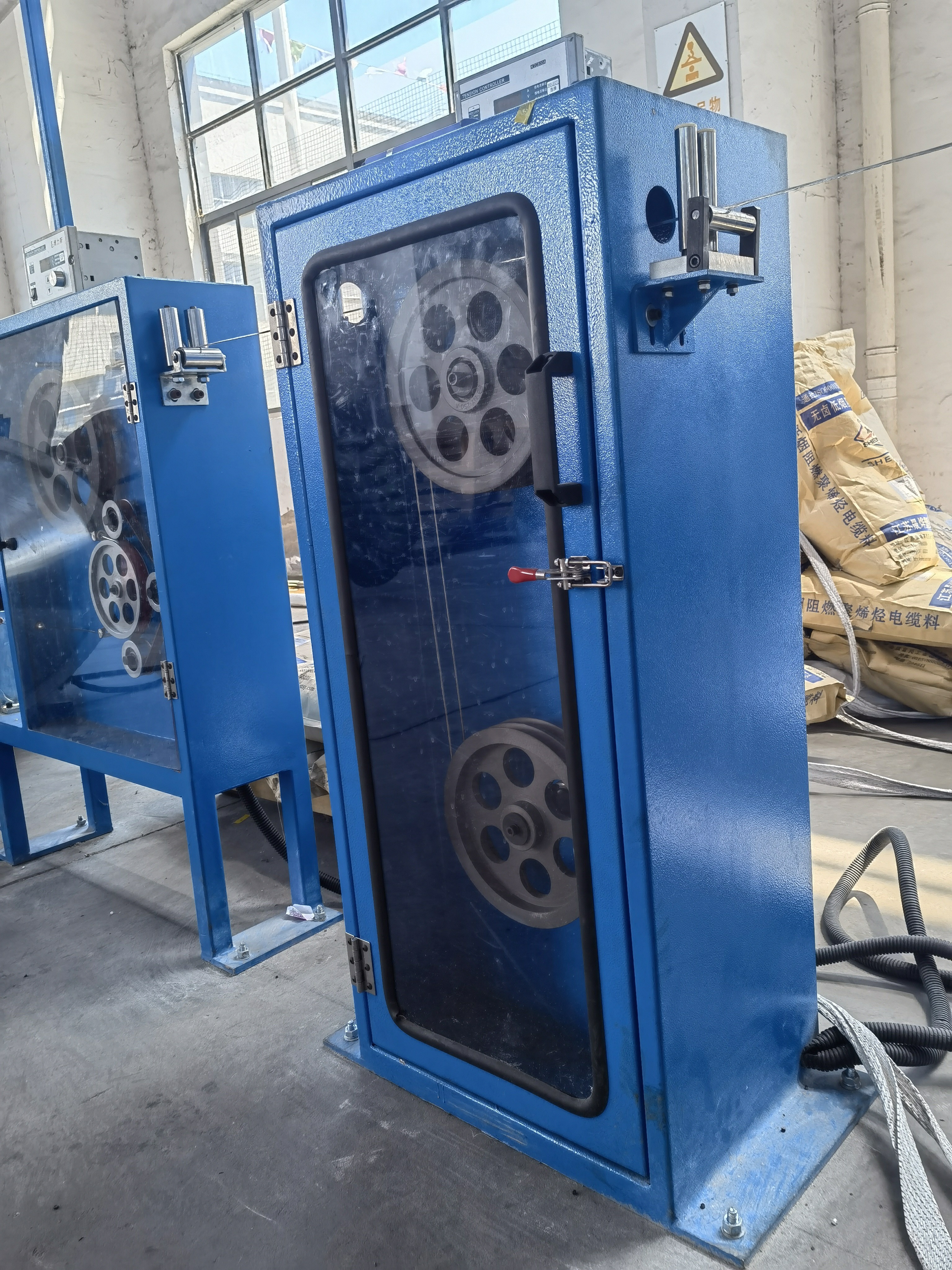 90 PE Wire Extruder For Power Plug Cable 350kg/h PVC XLPE