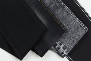 Wholesale 10 Onces Black Black Good Stretch Denim Fabric For Jeans from china suppliers