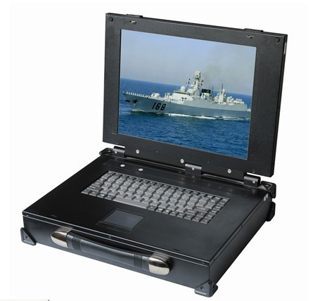 Black Sealed Dust Proof Rugged Industrial Mouse Pad 2 Mouse Buttons Plastic Material