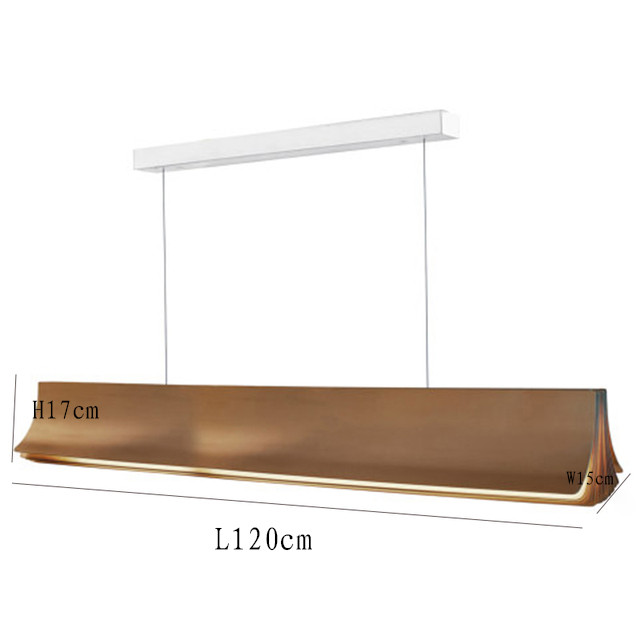 Modern LED long Luxury chandelier restaurant Dining room office Respiro chandelier (WH-MI-375)