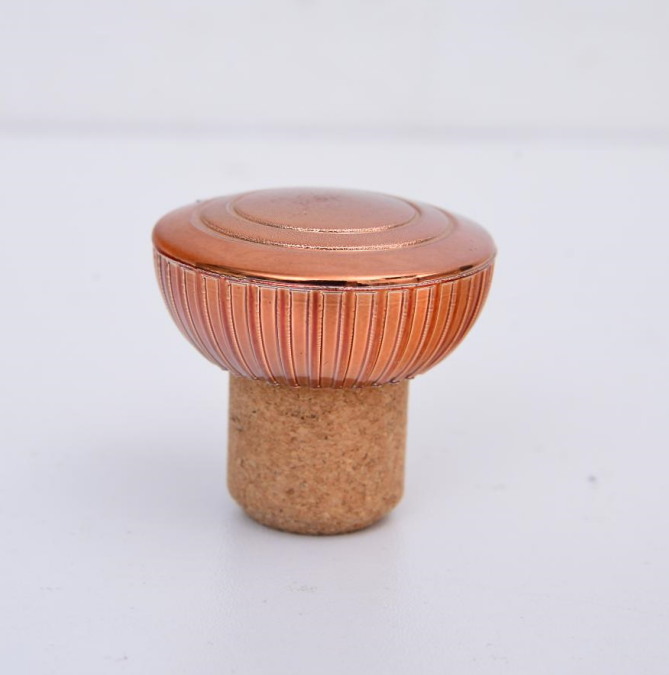 Healthy Glass Bottle Wine Stopper With Reusable T Shaped Cork