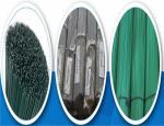 Green PVC Coated Cut Striaght Wire 250mm length