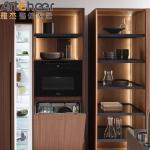 Small Room Kitchen Cabinets with Customized Color and Island Cabinet in Modern