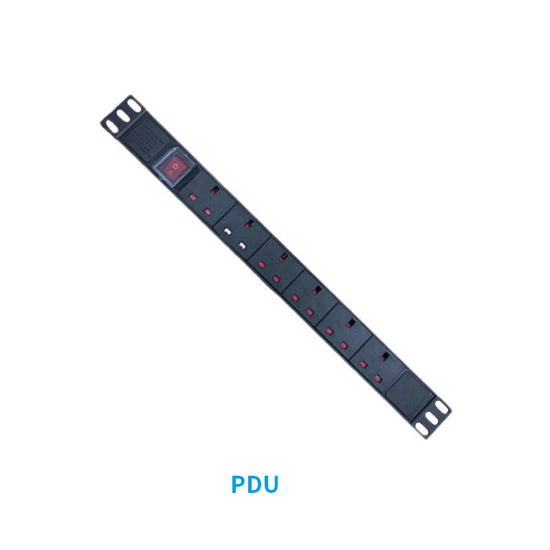 1U UK/EU Type Network Cabinet Accessories For 19 Inch International Standard