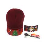 Unisex Christmas Santa Claus Embroidery Winter Beanie Hats