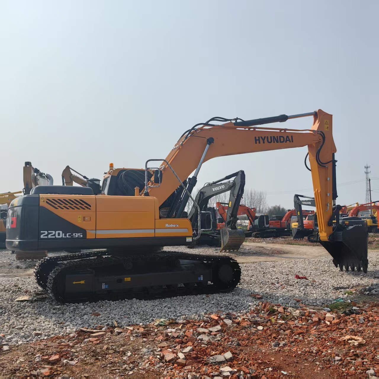 2023 Year Hyundai 220-9s Used Excavators 22 Ton Hydraulic Construction Earth Moving Machine in Stock