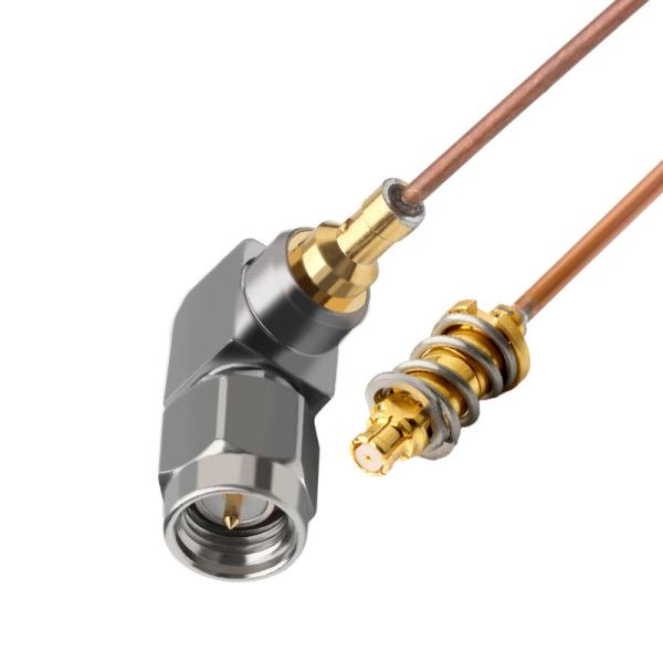 Vita 67 Smpm Straight Semi Rigid Coaxial Cable Jack To Ra Sma Plug Right Angle