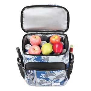 Wholesale Food Camo Insulated Cooler Bag Backpack Lunch Pockets 34x23x43cm from china suppliers