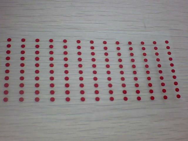 Delivery Products Blank Water Sensitive Sticker With Color Change
