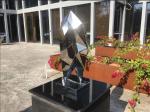 Polyhedral Indoor Metal Sculptures , Indoor Abstract Metal Art Sculptures