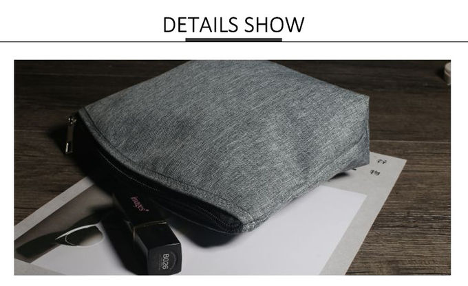 Multi-Function Pure Color Blank Portable Travel Makeup Cosmetic Bag