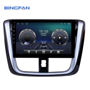 Wholesale 10&quot; split screen 4G Octa Core Stereo GPS Navigation Android 10 car rear view monitor for 2014-2017 TOYOTA VIOS Yaris from china suppliers