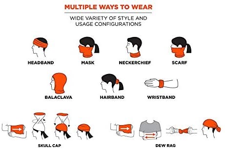 Microfiber Men Sport Filter Face Head Moldes Plain Bandanas