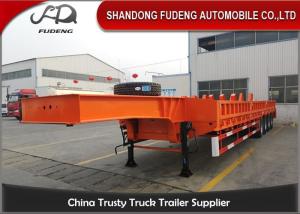 Wholesale 70Tons Low Bed Semi-Trailer Transport Excavator With Mechanical Ramps For Sale from china suppliers