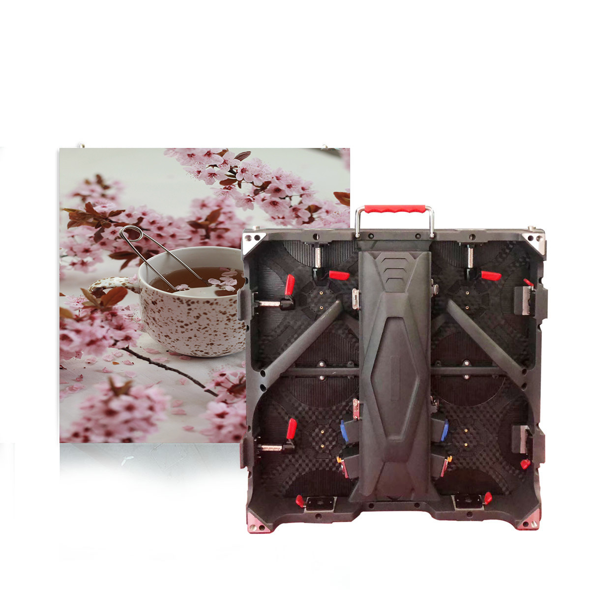 P3.91 Outside Gathering High Brightness LED Film Screen Quick Assembly